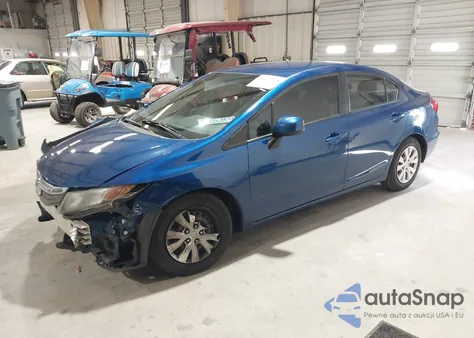 2012 Honda Civic Lx from USA, damaged, VIN 19XFB2F54CE067814